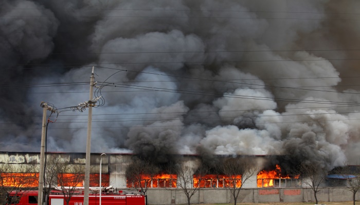 做梦梦见楼下着火了