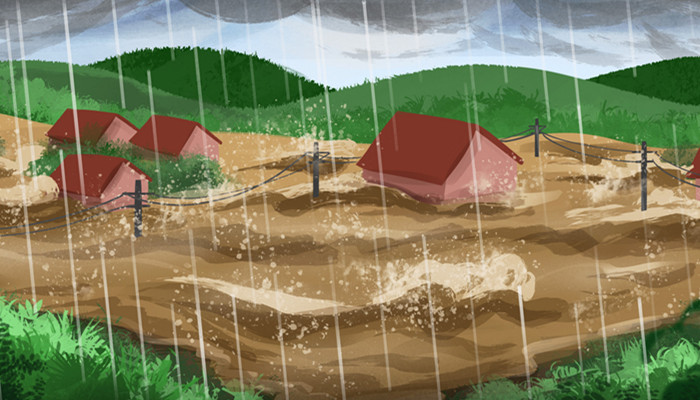 梦到洪水