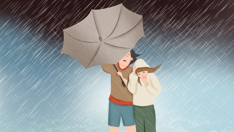 做梦梦见下雨淋雨