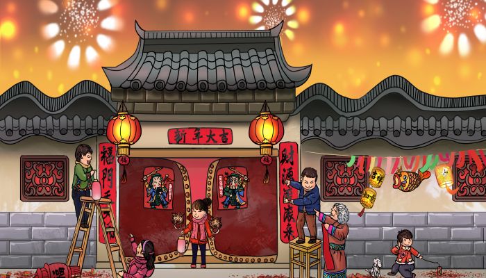 做梦梦见贴春联是什么意思 做梦梦见贴春联有什么预兆
